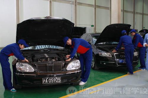 湖南萬通汽車學校，以技能論英雄
