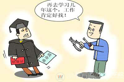 大學(xué)生“回爐”學(xué)技術(shù) 只為了能找到一個好工作