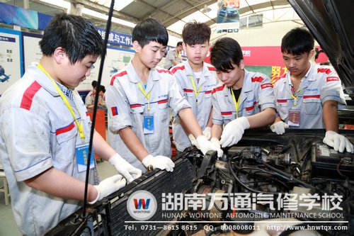 到湖南萬通學汽修，不僅僅只學技能