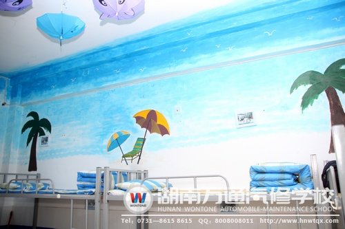 栩栩如生的&ldquo;海灘&rdquo;墻繪