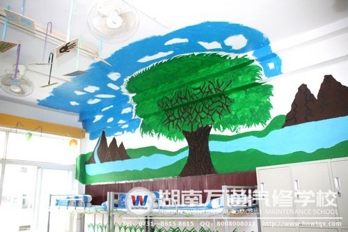 郁郁蔥蔥的大樹，讓人有一種靜謐之感