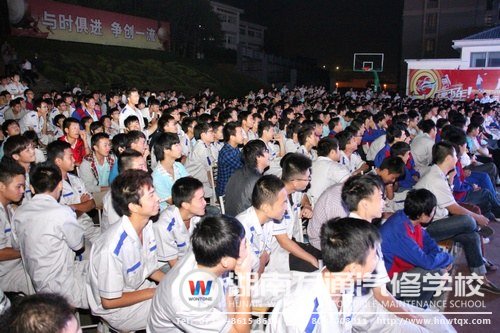 精彩的節(jié)目吸引了觀眾們的目光！